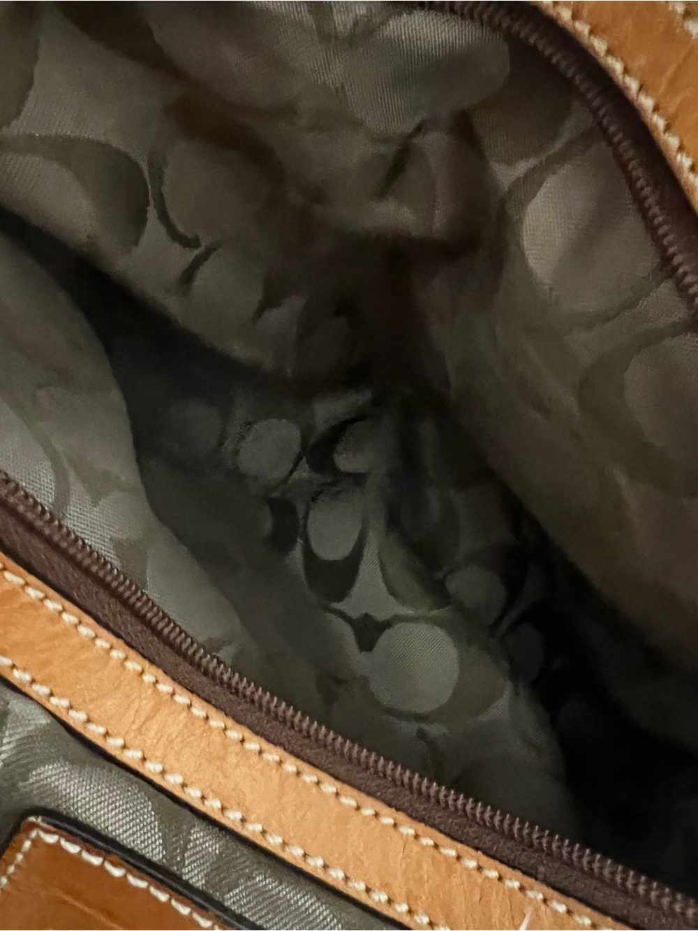 Vintage Coach Y2K Hampton Denim Weekender Tote Bag #4498 – Excellent Condition - Picture 12 of 14
